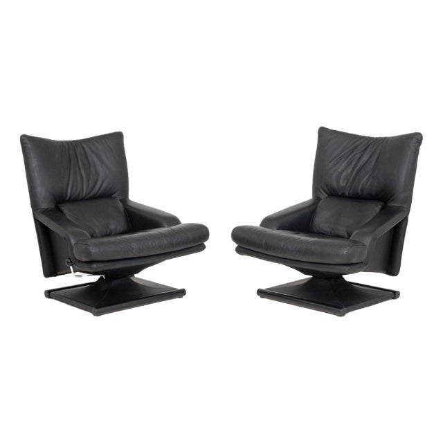 Mathias Hoffmann X Rolf Benz Lounge Chairs, Pair For Sale