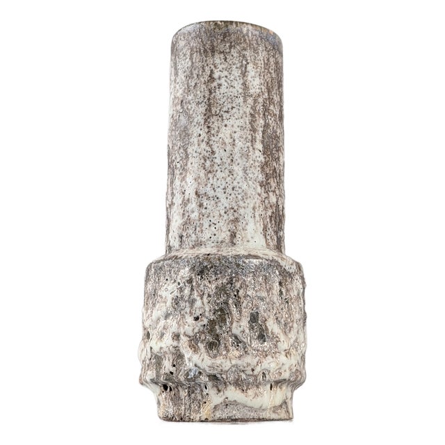 Mid-Century German Fat Lava Jarrón, 1960s For Sale