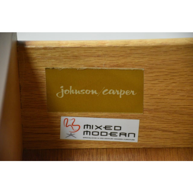Johnson Carper Walnut and Formica Mid Century Dresser For Sale - Image 11 of 11