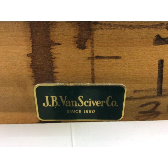 1960s Mid Century Modern King Sized Walnut Headboard For Sale - Image 5 of 13