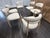 Restoration Hardware Arno Fabric Dining Chairs Complete Set of 6 | 4 Side Chairs & 2 Armchairs For Sale - Image 17 of 18