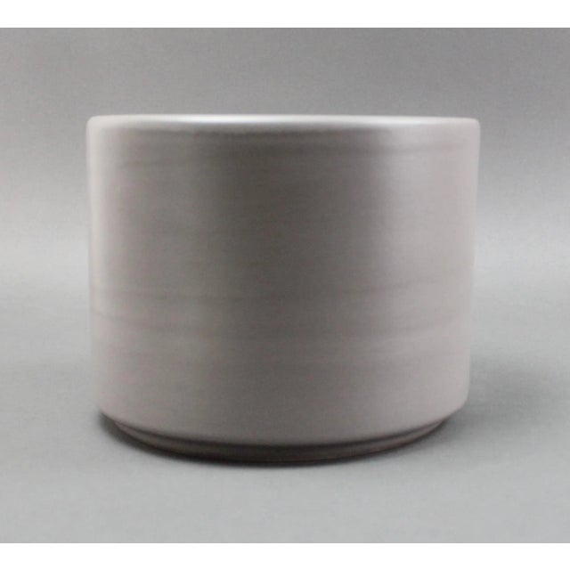 Gainey California AC-8S Matte Gray Architectural Pottery Planter Pot Mid Century Modern. Measures approximately 7 3/4"...