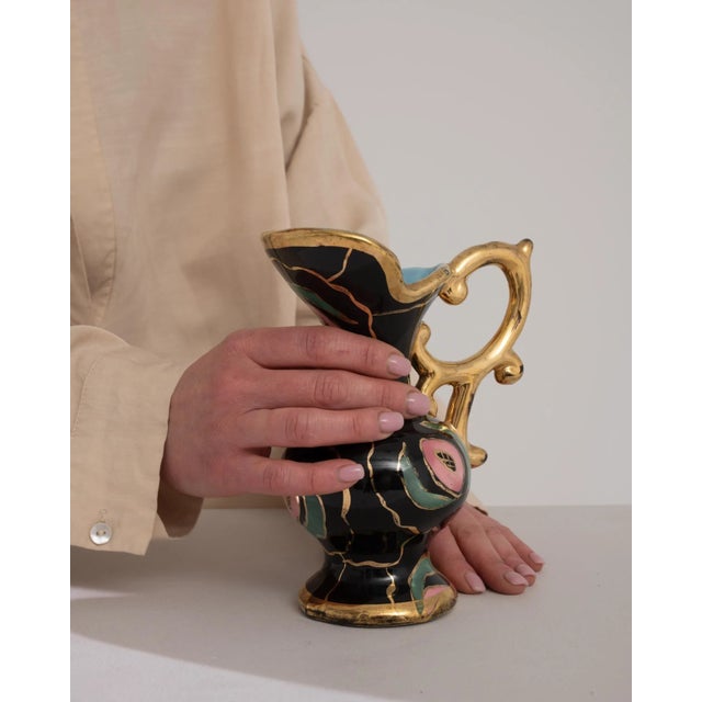 French 1960s French Ceramic Jug For Sale - Image 3 of 4