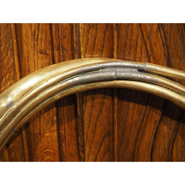 Antique French Brass Hunting Horn, “Le Cor De Chasse”, Early 1900s For Sale - Image 9 of 11