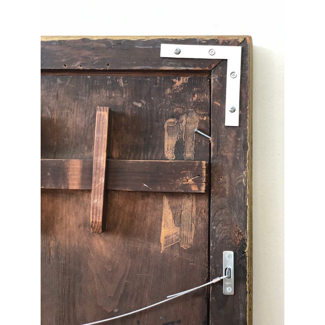 Antique Original Oil Painting of a German Lady, Large 19th Century Portrait For Sale - Image 14 of 14