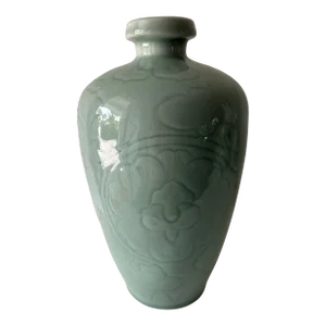 Late 20th Century Chinese Porcelain Celadon Vase