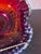 Glass 1939 Fenton Pre-Logo Ruby Amberina Silver Crest Ruffled Art Glass Centerpiece Bowl For Sale - Image 7 of 9