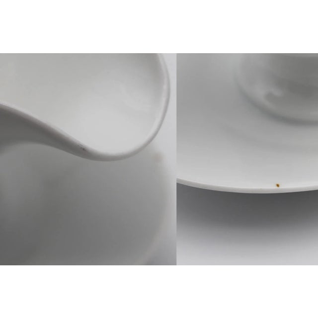 1940s Blanc De Chine Porcelain Sauce Boat, Gravy Boat, Vista Alegre, Portugal For Sale - Image 6 of 13