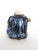 1980's Chinese Shiwan Figure of the Elderly Rice Field Worker With. Blue Cape and Hat, Garden Ornament Figure For Sale - Image 4 of 6