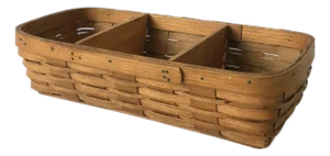 Wicker Splint Gathering Basket