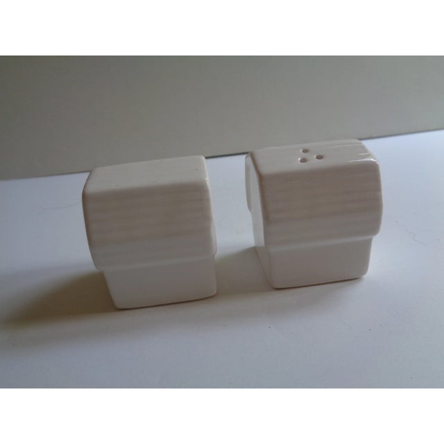 Vintage Farmhouse Barn Salt & Pepper Shaker Set- a Pair For Sale - Image 4 of 5