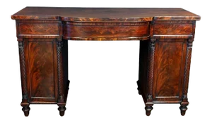English Pedestal Sideboard of Mahogany