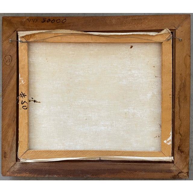 1980s 1980's Haitian Landscape Painting Signed J. Guercin For Sale - Image 5 of 11