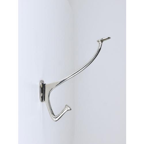 Metal Art Nouveau Nickel Brass Wall Hook by Adolf Loos, 1900s For Sale - Image 7 of 16