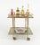 Metal Mid-Century Serving Bar Cart in Brass and Glass in the style of Maison Baguès, Italy, 1960s For Sale - Image 7 of 16