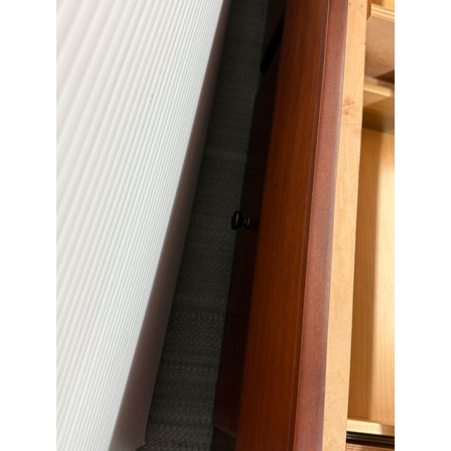 Wood Queen Size Stuart David Storage Bed Frame For Sale - Image 7 of 18