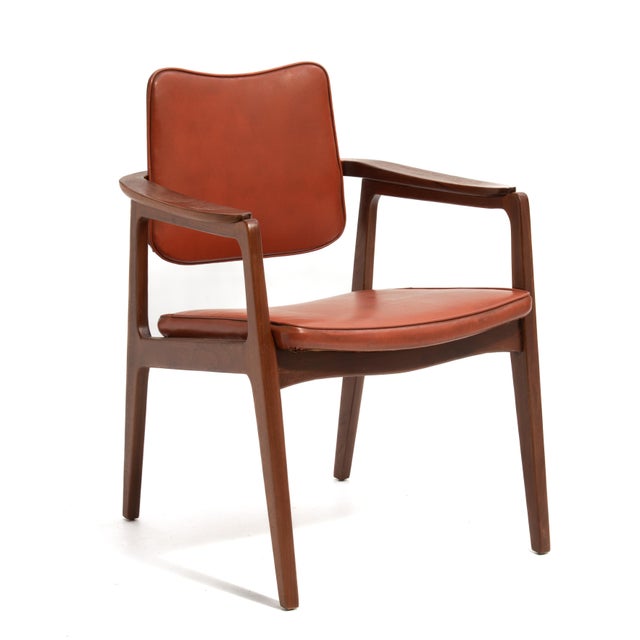 Sigvard Bernadotte Sigvard Bernadotte Armchair John Stuart France & Daverkosen Mid Century Modern For Sale - Image 4 of 12