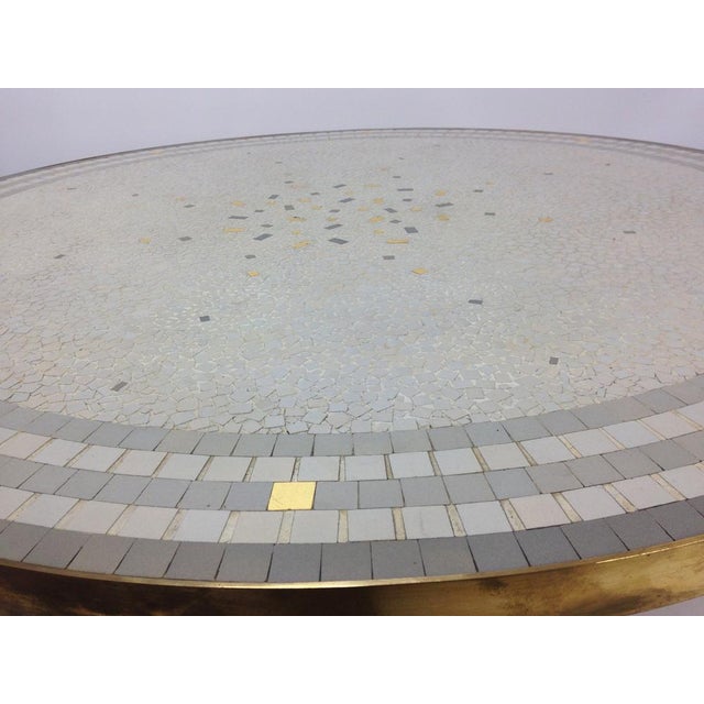 Round Mosaic Coffee Table by Berthold Müller, 1950s For Sale - Image 18 of 18
