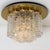 Flush Mount with Hand Blow Glass Prisms attributed to Boris Tabachoff, 1970s For Sale - Image 10 of 15