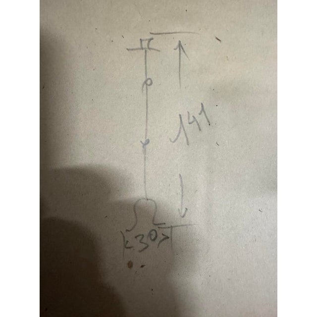 1940s Antique Wrought Iron Candlestick, 1940 For Sale - Image 5 of 6