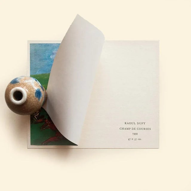 The School of Paris 1940s Raoul Dufy "Racing Fields", First Edition Period Swiss Lithograph For Sale - Image 3 of 7