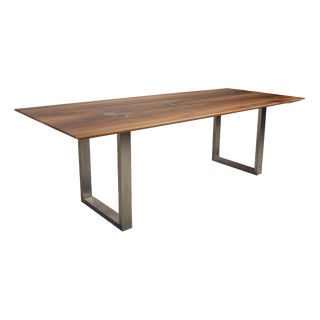 Dining Table in Walnut from Rott Woodart For Sale