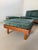 Wood Sofa with Ottomans, 1960s, Set of 3 For Sale - Image 7 of 9