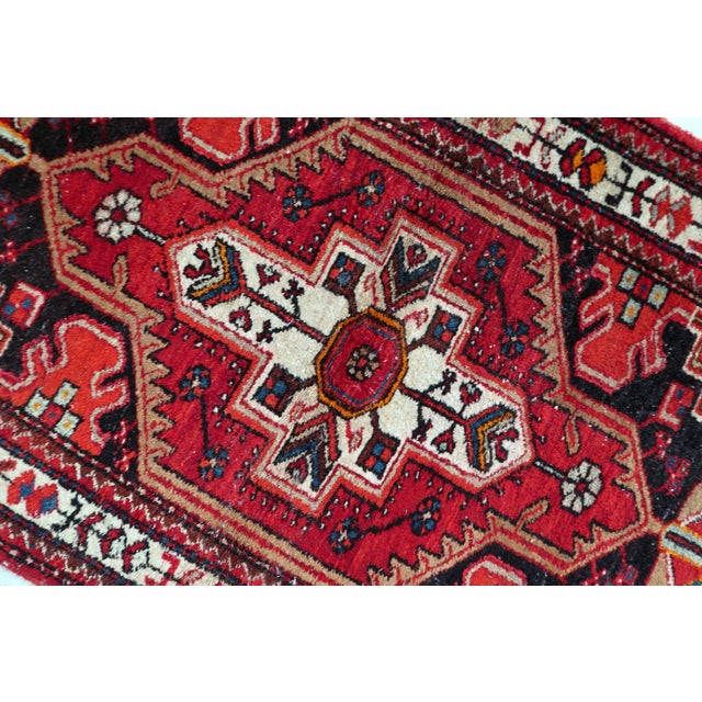 1920s 1920s, Antique Persian Hamadan Rug 2' X 4' For Sale - Image 5 of 10