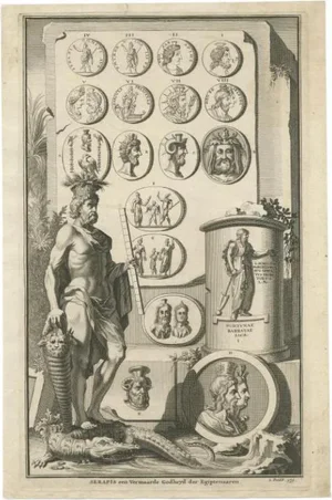 Goeree, Illustration of Serapis, A Graeco-Egyptian Deity, 1700, Print