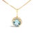 Adorn your neckline with the exquisite allure of this 10K yellow gold pendant necklace, where the warmth of the metal...