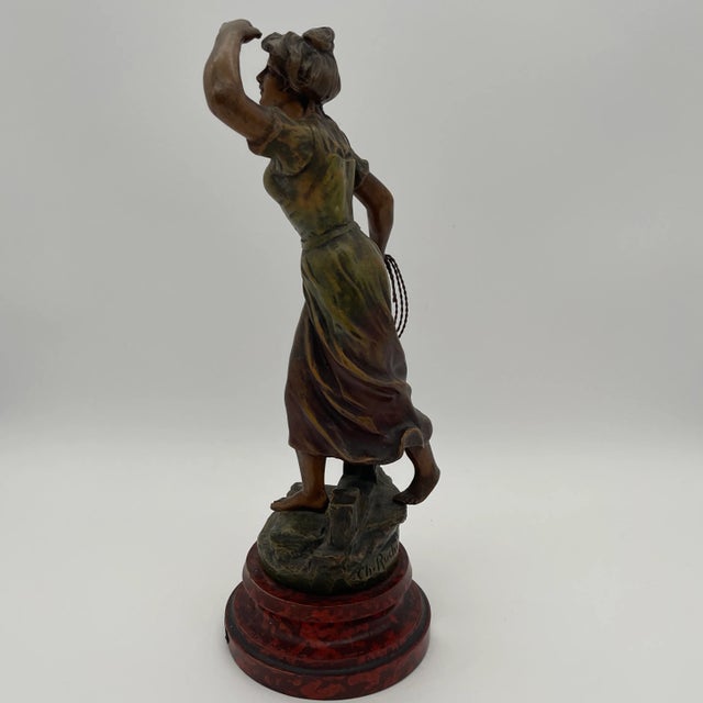 Late 19th Century French Sculpture “Detresse” by Ruchot For Sale - Image 4 of 6