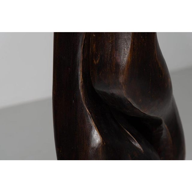Guy Burais, Organic Abstract Sculpture, 1970s, Wood For Sale - Image 17 of 18