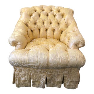 Cowtan & Tout Brocatello Custom Accent Chair For Sale