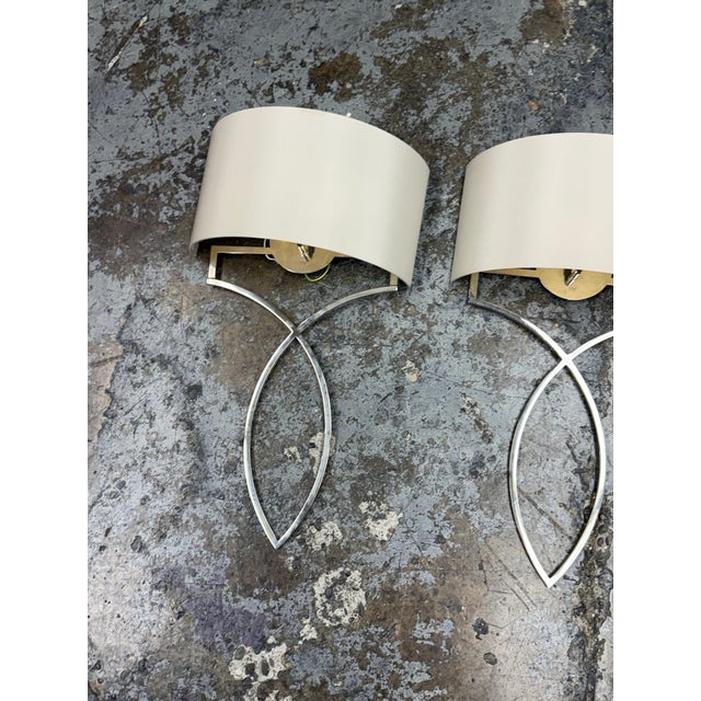 Nicolas Aubagnac for Porta Romana Wall Sconces, Pair For Sale - Image 9 of 12