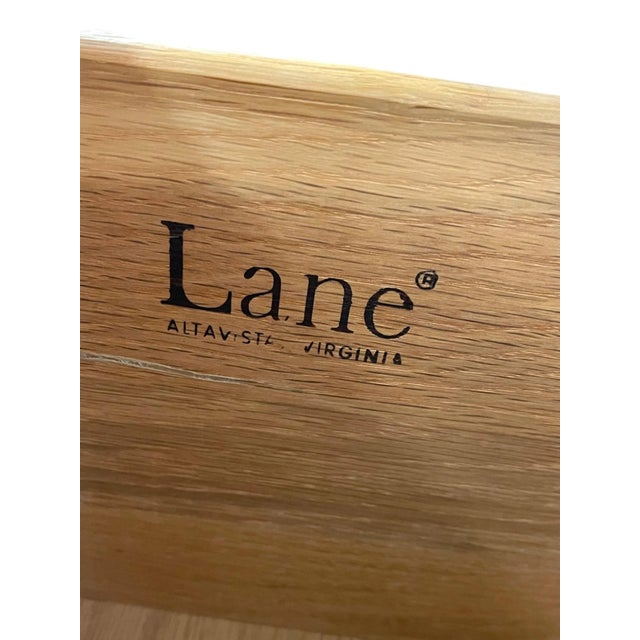 Vintage Brutalist Highboy Dresser by Lane Furniture, 1970s For Sale - Image 9 of 10