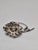 Silver Peacock Feather No. 16/1000 Brooch in Silver & Chrysoprase in the style of Alphonse Mucha, 1992 For Sale - Image 8 of 16