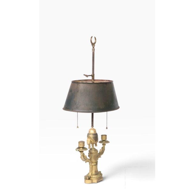 Vintage French Bouillotte Table Lamp For Sale - Image 9 of 12