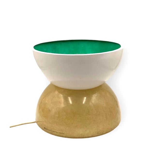 Planter / Pot Fiberglass Lamp, Luci Milano Italy, 1970s For Sale - Image 6 of 12