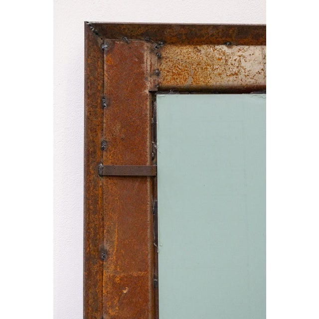 Handcrafted Mirror in Iron and Stones For Sale - Image 10 of 12