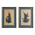 Vintage Thai Temple Rubbings in Gilt Bamboo Frames – Pair For Sale