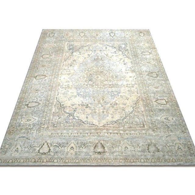 1920s 1920s Persian Meshed Rug For Sale - Image 5 of 7