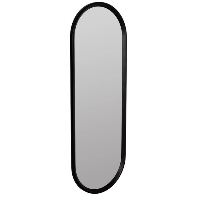 The beautiful Marci Black Full wall mirror features an intricate hand-crafted frame & finish. This piece is sure to add a...