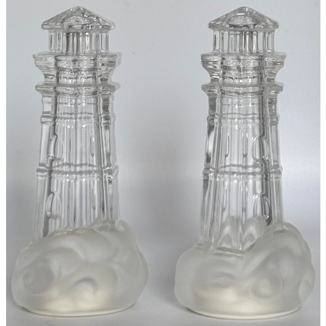 Lenox Lighthouse Maritime Nautical Motif Salt & Pepper Shakers - Set of 2 For Sale In Seattle - Image 6 of 6