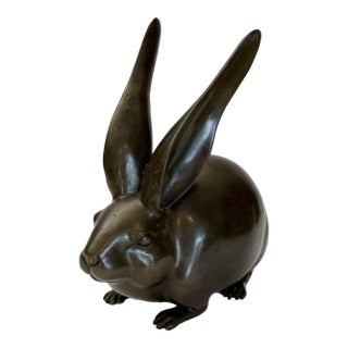 Vintage Bronze Hare For Sale