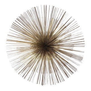 Signed Curtis Jere Starburst POM POM Abstract Wall Sculpture For Sale