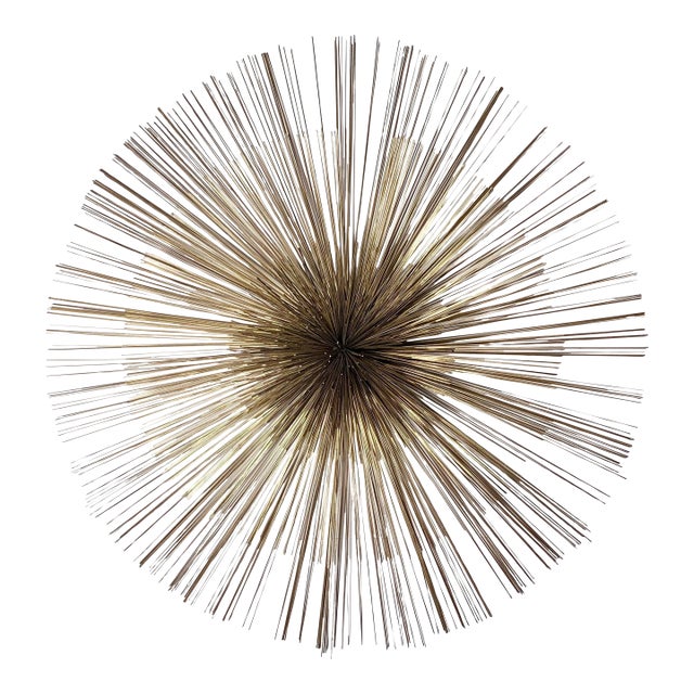 Signed Curtis Jere Starburst POM POM Abstract Wall Sculpture For Sale