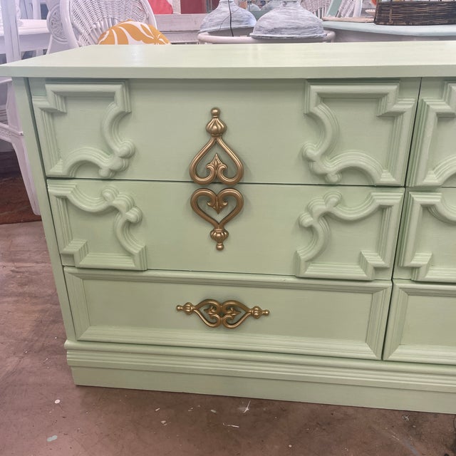 Stunning vintage six drawer dresser has so much to offer I don’t know where to start… large deep drawers, original...