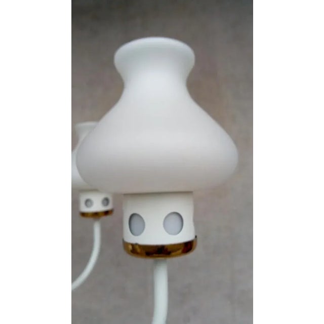 Vintage Chandelier & Table Lamp, 1970s, Set of 2 For Sale - Image 15 of 18