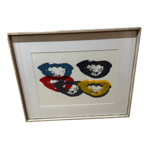 Andy Warhol "I Love Your Kiss Forever Forever" Limited Edition Silk Screen Print
