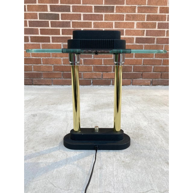 George Kovacs Memphis Style Desk Lamp Robert Sonneman for Kovacs For Sale - Image 4 of 13